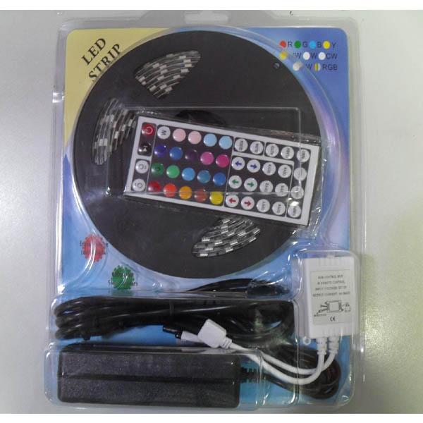 SMD5050 RGB LED Strip + LED RGB Controller + Power Supply Kit